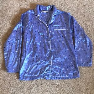 Leslie Fay Pajama / PJ Shirt size S